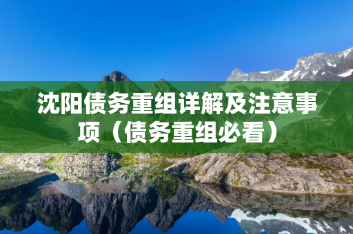 辽宁债务重组详解及注意事项（债务重组必看）